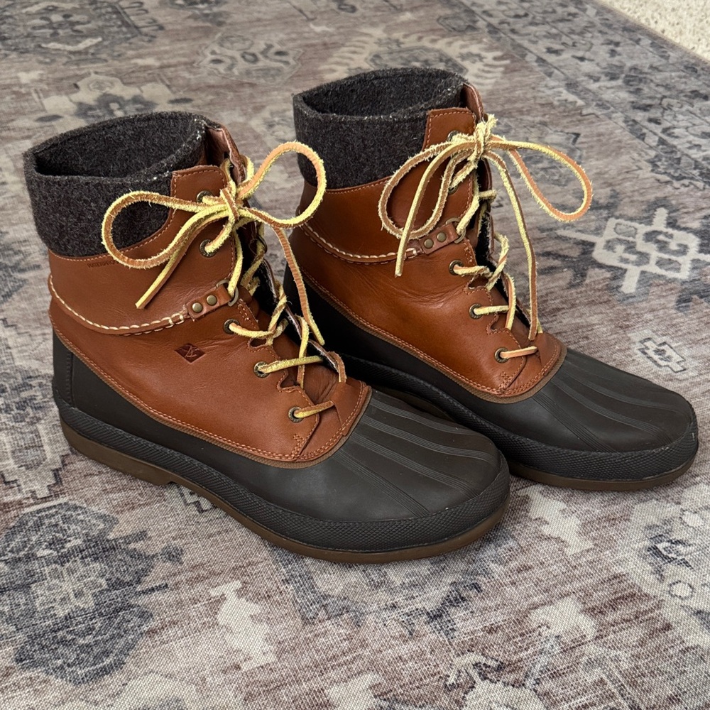 Sperry Top-Sider Cold Bay Sport Duck Boot With Vibram Arctic Grip Waterproof 10